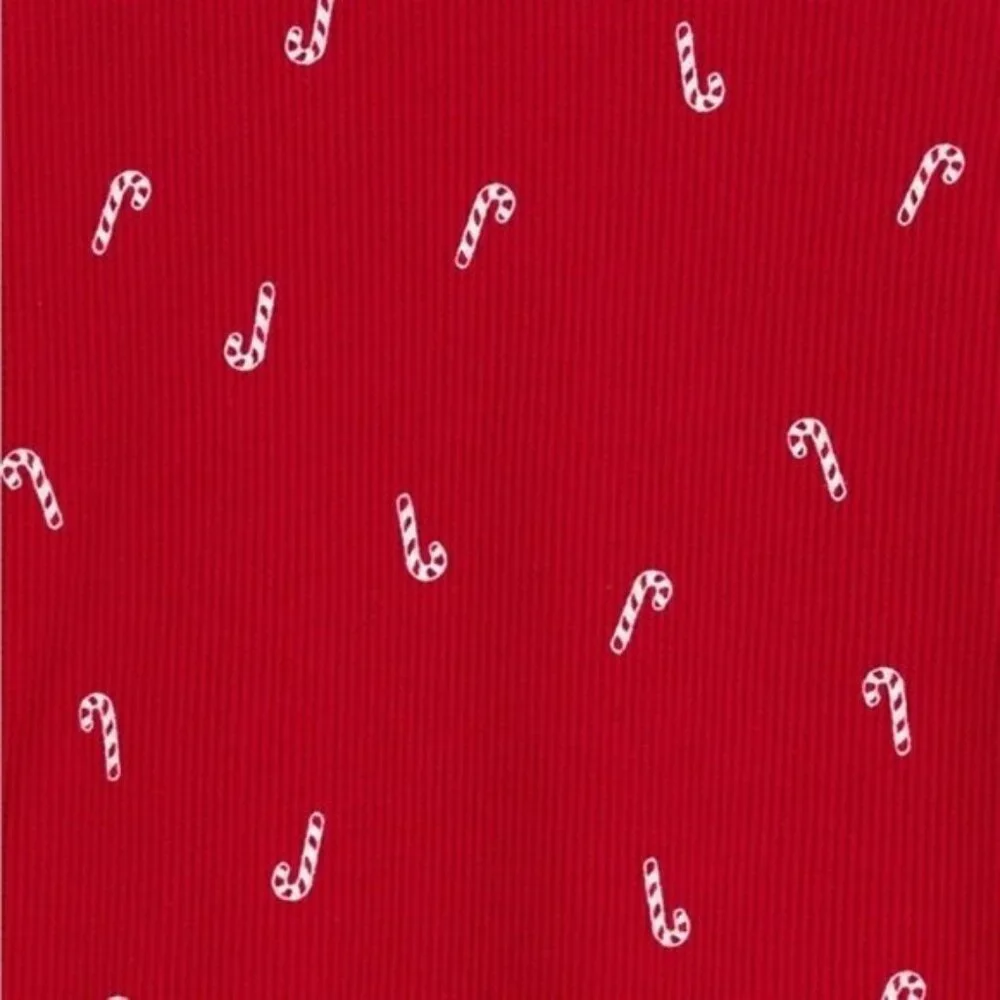 Carter’s Adult 2-Piece Candy Cane Thermal Pajamas Size S - Picture 16 of 16